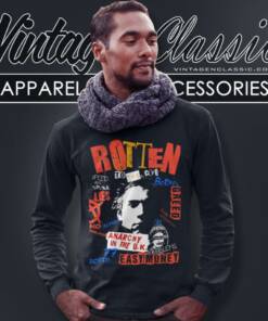 Johnny Rotten Of The Sex Pistols Long Sleeve Tee