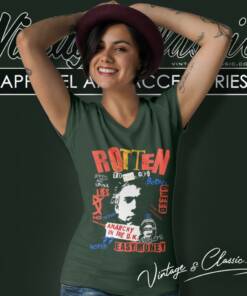 Johnny Rotten Of The Sex Pistols V Neck TShirt