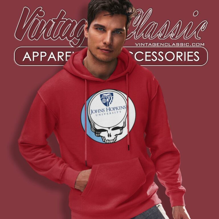 Johns Hopkins University Grateful Dead Steal Face Hoodie Johns Hopkins University Grateful Dead Steal Face Hoodie