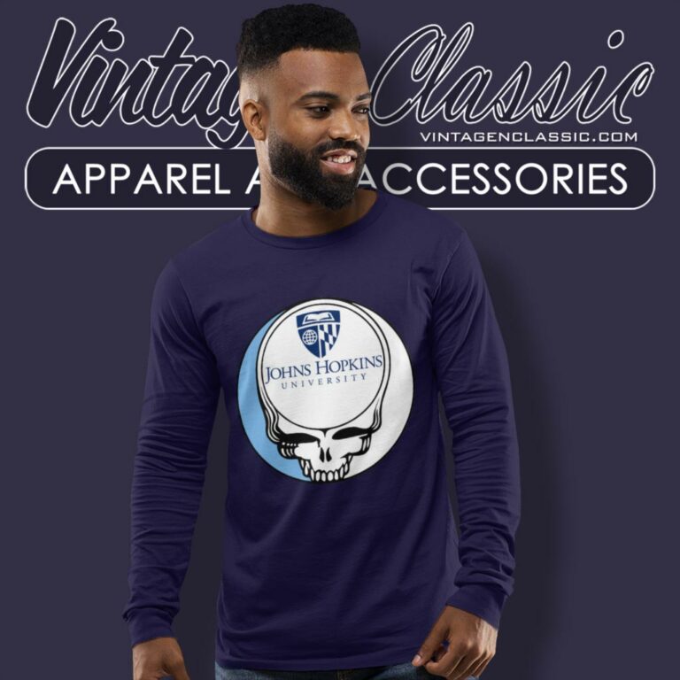 Johns Hopkins University Grateful Dead Steal Face Long Sleeve Tee Johns Hopkins University Grateful Dead Steal Face Long Sleeve Tee
