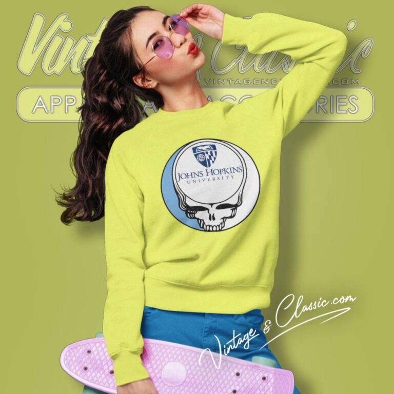 Johns Hopkins University Grateful Dead Steal Face Sweatshirt Johns Hopkins University Grateful Dead Steal Face Sweatshirt