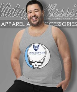 Johns Hopkins University Grateful Dead Steal Face Tank Top Racerback