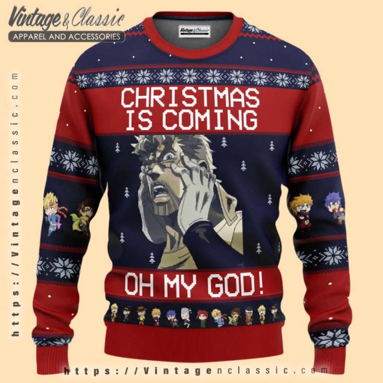 Jojos Bizarre Adventure Ugly Christmas Sweater Ugly Christmas Sweater Jojos Bizarre Adventure Ugly Christmas Sweater Ugly Christmas Sweater
