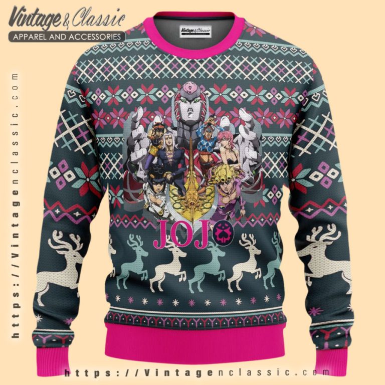 Jojos Bizarre Adventure Ugly Christmas Sweater Ugly Christmas Sweater Jojos Bizarre Adventure Ugly Christmas Sweater Ugly Christmas Sweater