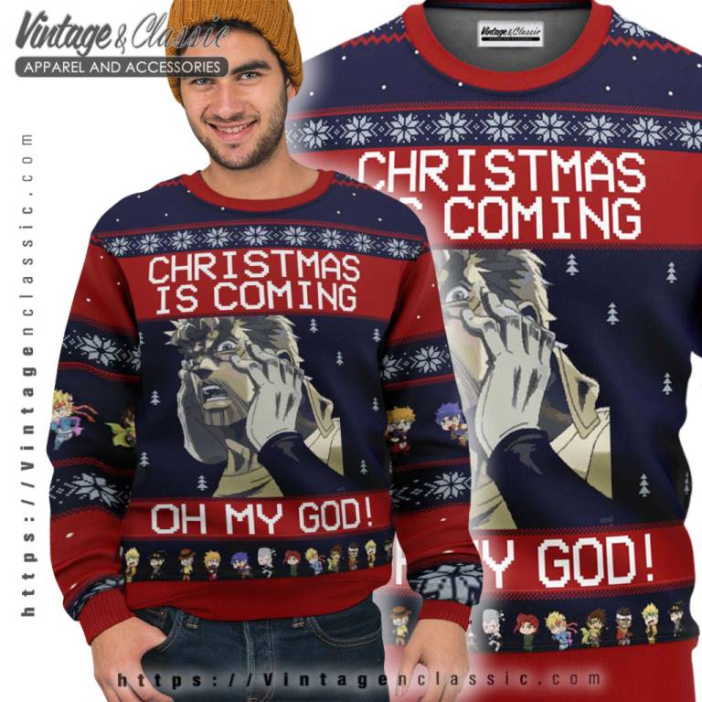 Jojos Bizarre Adventure Ugly Christmas Sweater Ugly Sweater Jojos Bizarre Adventure Ugly Christmas Sweater Ugly Sweater