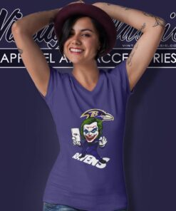 Joker Baltimore Ravens Shirt V Neck TShirt