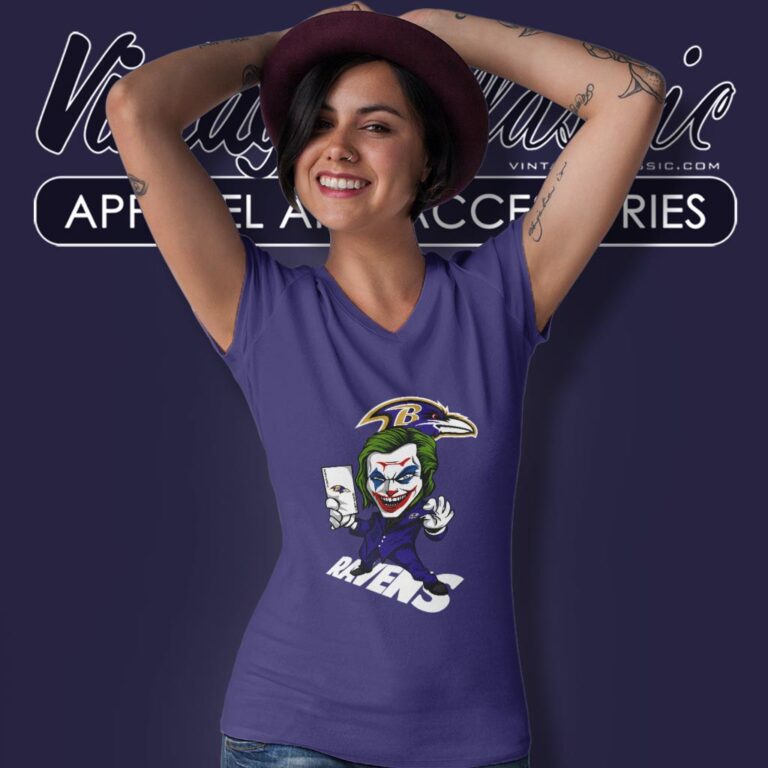 Joker Baltimore Ravens Shirt V Neck TShirt Joker Baltimore Ravens Shirt V Neck TShirt