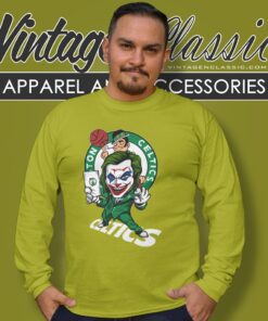 Joker Boston Celtics Shirt 2 Joker Boston Celtics Shirt Long Sleeve Tee