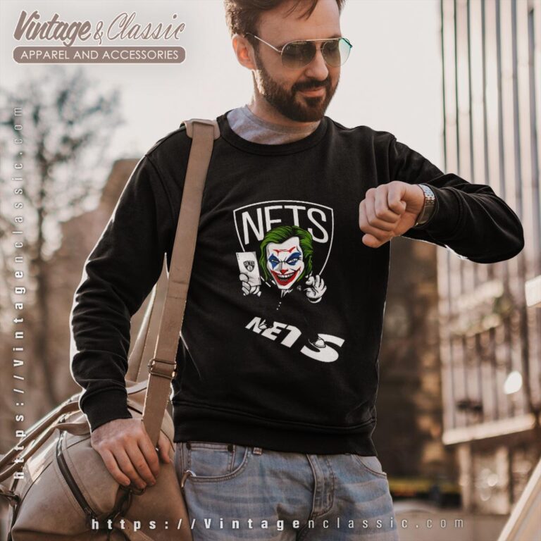 Joker Brooklyn Nets Shirt Sweatshirt Joker Brooklyn Nets Shirt Sweatshirt