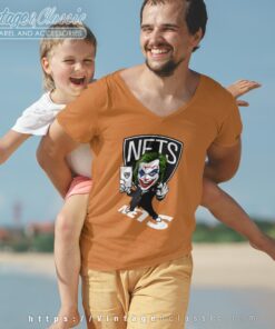 Joker Brooklyn Nets Shirt 5 Joker Brooklyn Nets Shirt V Neck TShirt