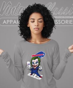 Joker Buffalo Bills Shirt Long Sleeve Tee