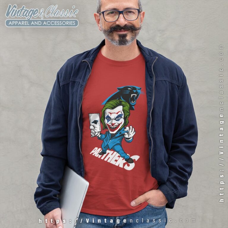 Joker Carolina Panthers Shirt Long Sleeve Tee Joker Carolina Panthers Shirt Long Sleeve Tee