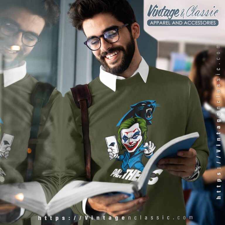 Joker Carolina Panthers Shirt Sweatshirt Joker Carolina Panthers Shirt Sweatshirt