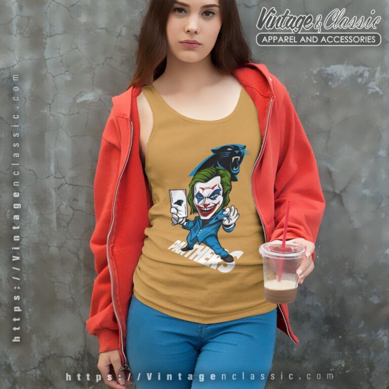 Joker Carolina Panthers Shirt Tank Top Racerback Joker Carolina Panthers Shirt Tank Top Racerback