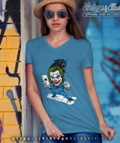 Joker Carolina Panthers Shirt V Neck TShirt