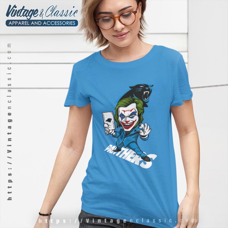 Joker Carolina Panthers Shirt Women T shirt Joker Carolina Panthers Shirt Women T shirt