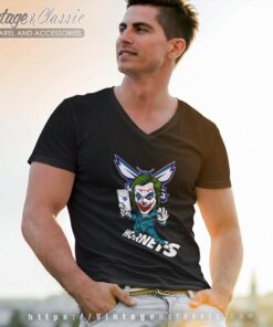 Joker Charlotte Hornets Shirt 5 Joker Charlotte Hornets Shirt V Neck TShirt