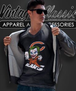 Joker Chicago Bears Shirt V Neck TShirt