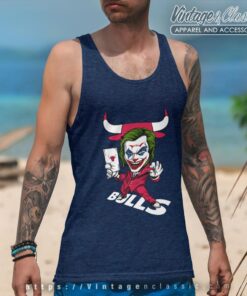 Joker Chicago Bulls Shirt 3 Joker Chicago Bulls Shirt Tank Top Racerback