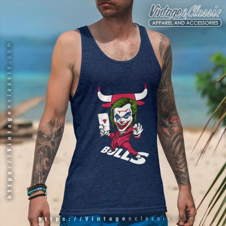 Joker Chicago Bulls Shirt Tank Top Racerback Joker Chicago Bulls Shirt Tank Top Racerback