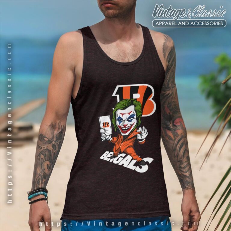 Joker Cincinnati Bengals Shirt Tank Top Racerback Joker Cincinnati Bengals Shirt Tank Top Racerback