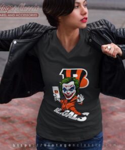 Joker Cincinnati Bengals Shirt V Neck TShirt