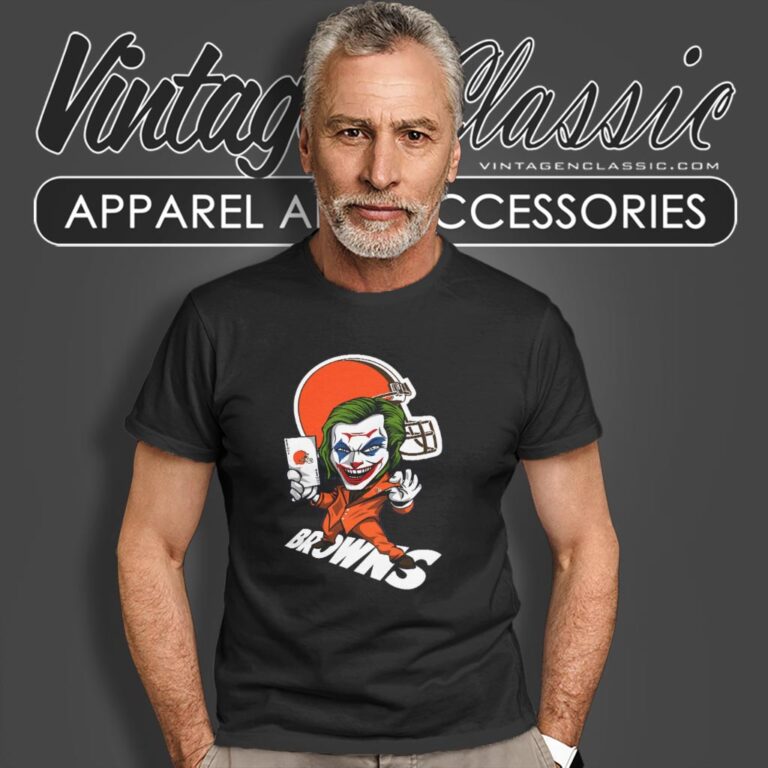 Joker Cleveland Browns Shirt T shirt Joker Cleveland Browns Shirt T shirt