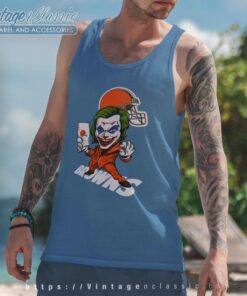 Joker Cleveland Browns Shirt Tank Top Racerback