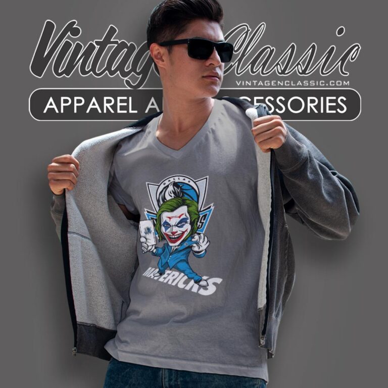 Joker Dallas Mavericks Shirt V Neck TShirt Joker Dallas Mavericks Shirt V Neck TShirt