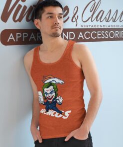 Joker Denver Broncos Shirt Tank Top Racerback