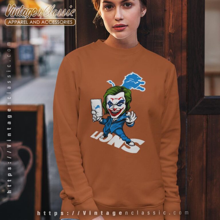 Joker Detroit Lions Shirt Sweatshirt Joker Detroit Lions Shirt Sweatshirt