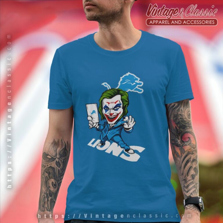 Joker Detroit Lions Shirt T shirt Joker Detroit Lions Shirt T shirt