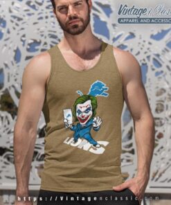 Joker Detroit Lions Shirt Tank Top Racerback