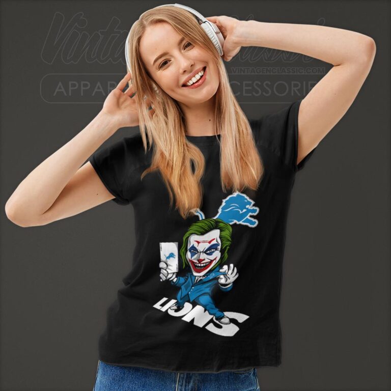 Joker Detroit Lions Shirt Women T shirt Joker Detroit Lions Shirt Women T shirt