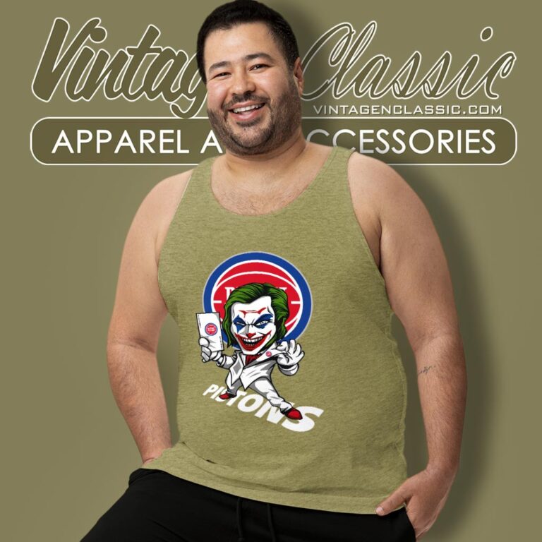 Joker Detroit Pistons Shirt Tank Top Racerback Joker Detroit Pistons Shirt Tank Top Racerback
