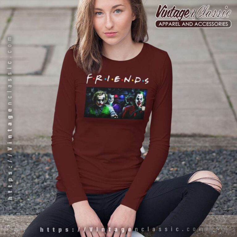 Joker Friends Tv Show Style Long Sleeve Tee Joker Friends Tv Show Style Long Sleeve Tee