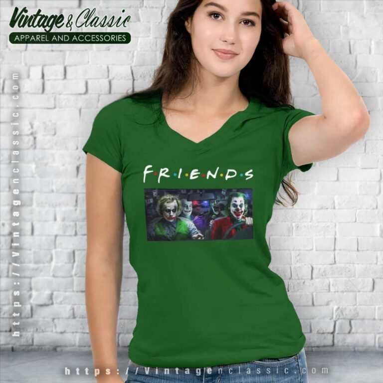 Joker Friends Tv Show Style V Neck TShirt Joker Friends Tv Show Style V Neck TShirt