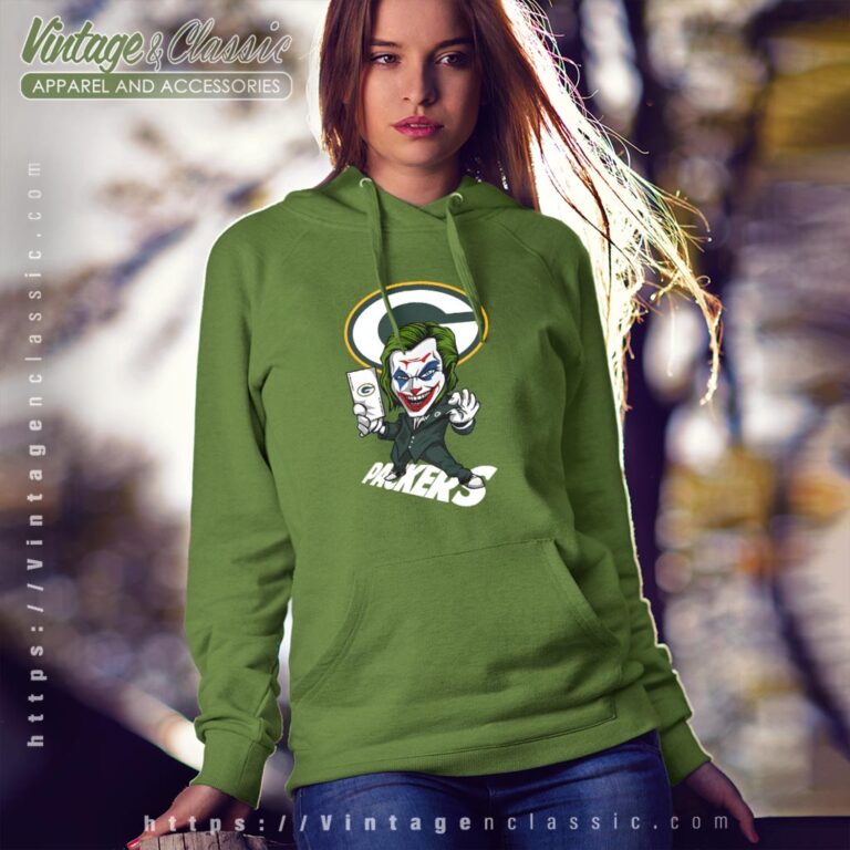 Joker Green Bay Packers Shirt Hoodie Joker Green Bay Packers Shirt Hoodie