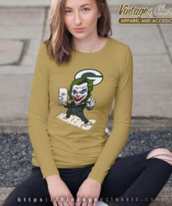 Joker Green Bay Packers Shirt Long Sleeve Tee