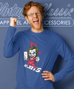 Joker Houston Rockets Shirt 2 Joker Houston Rockets Shirt Long Sleeve Tee