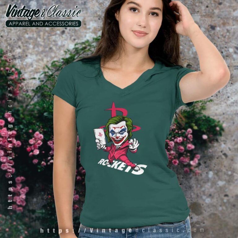 Joker Houston Rockets Shirt V Neck TShirt Joker Houston Rockets Shirt V Neck TShirt