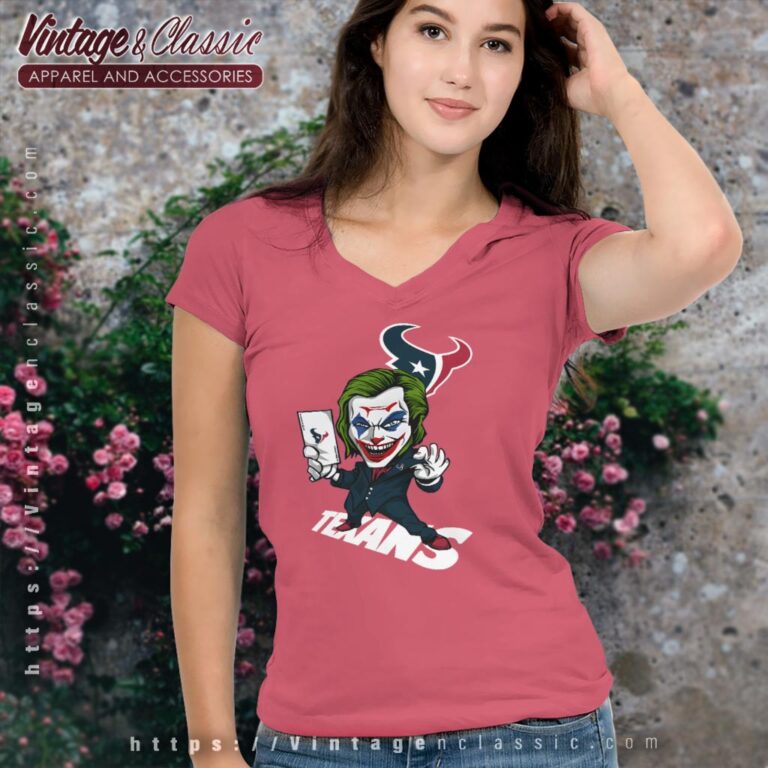 Joker Houston Texans Shirt V Neck TShirt Joker Houston Texans Shirt V Neck TShirt