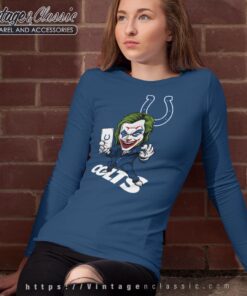 Joker Indianapolis Colts Shirt Long Sleeve Tee