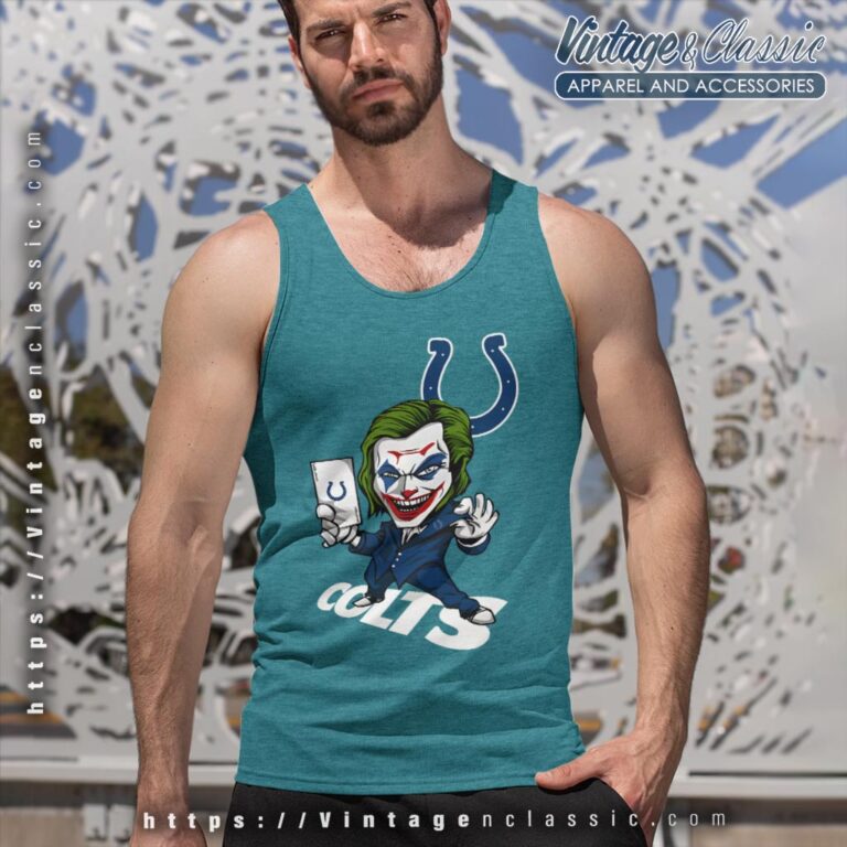 Joker Indianapolis Colts Shirt Tank Top Racerback Joker Indianapolis Colts Shirt Tank Top Racerback