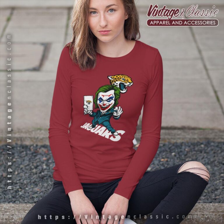 Joker Jacksonville Jaguars Shirt Long Sleeve Tee Joker Jacksonville Jaguars Shirt Long Sleeve Tee