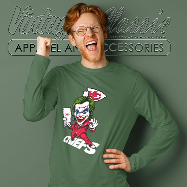 Joker Kansas City Chiefs Shirt Long Sleeve Tee Joker Kansas City Chiefs Shirt Long Sleeve Tee