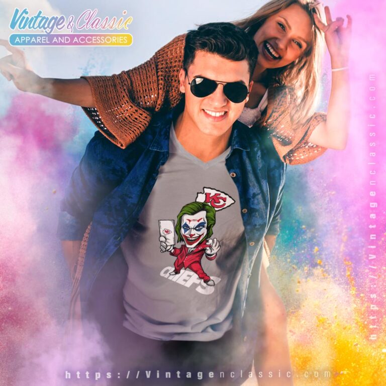 Joker Kansas City Chiefs Shirt V Neck TShirt Joker Kansas City Chiefs Shirt V Neck TShirt