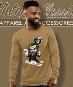 Joker Las Vegas Raiders Shirt Long Sleeve Tee