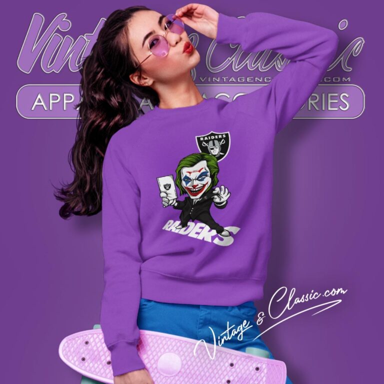 Joker Las Vegas Raiders Shirt Sweatshirt Joker Las Vegas Raiders Shirt Sweatshirt