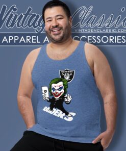 Joker Las Vegas Raiders Shirt Tank Top Racerback